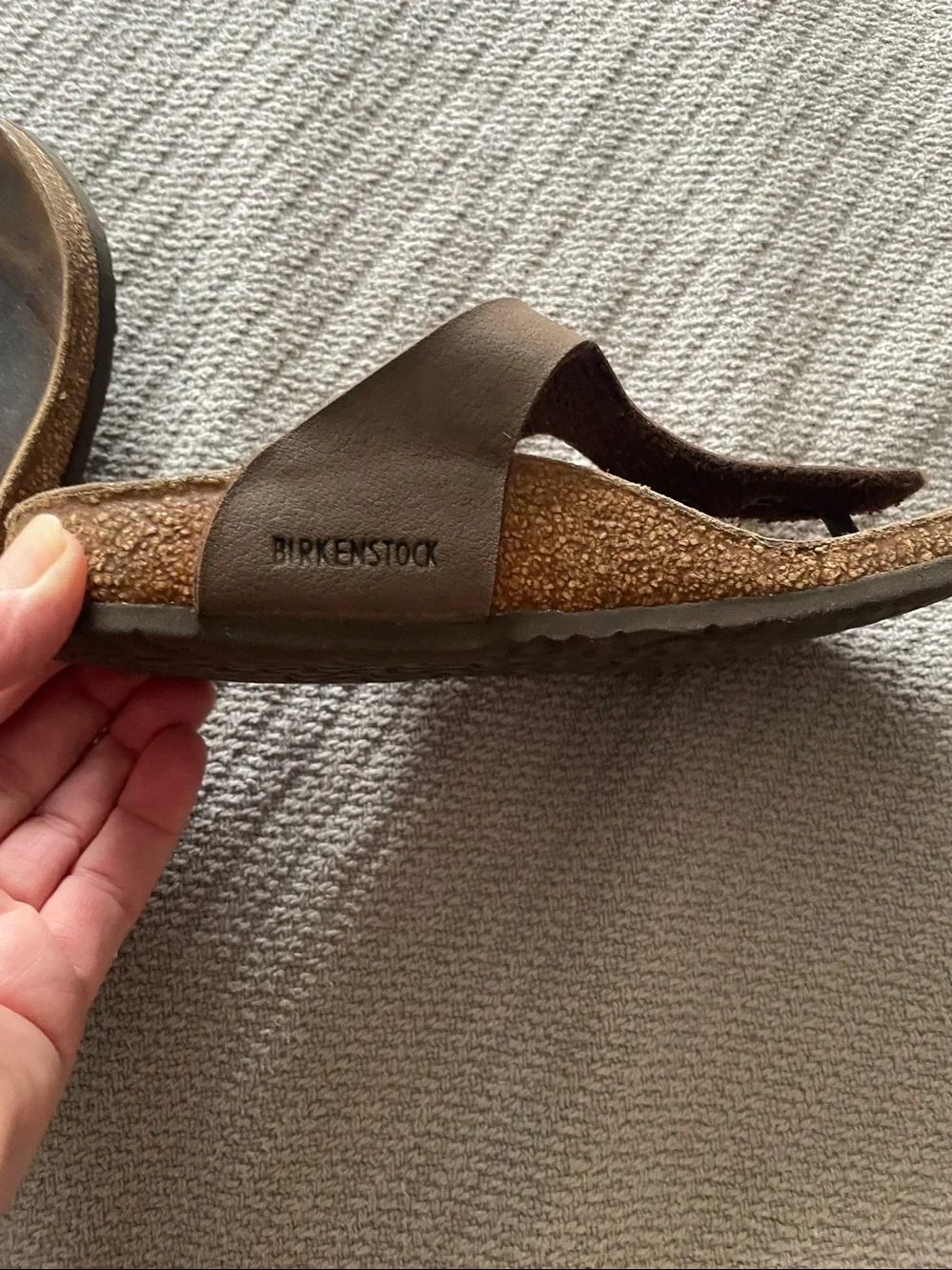 Birkenstock Brown Kids Toe-Post Sandals with Buckle